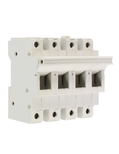 Siemens 3nw7160 portafusibles seccional 14x51 3p n max50a 4mod 500v